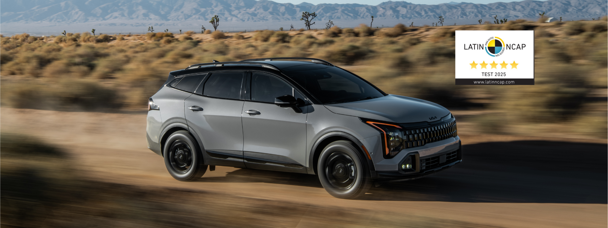 New Kia Sportage logra el máximo honor de seguridad con 5 estrellas en Latin NCAP.